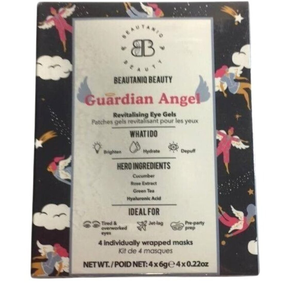 Beautaniq Beauty Womens Eye Gels Guardian Angel Revitalising 4 Masks New